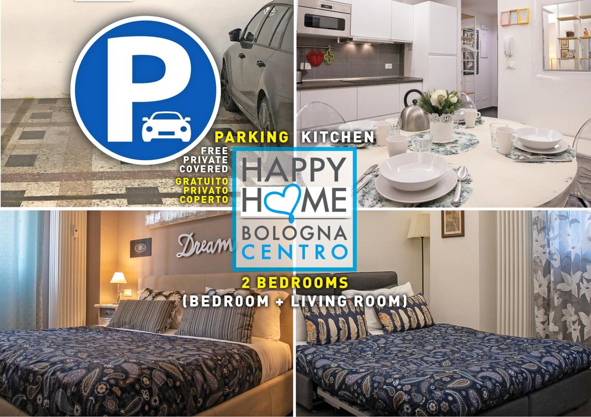Happy Home Bo Centro Free Private Parking Boloňa Exteriér fotografie
